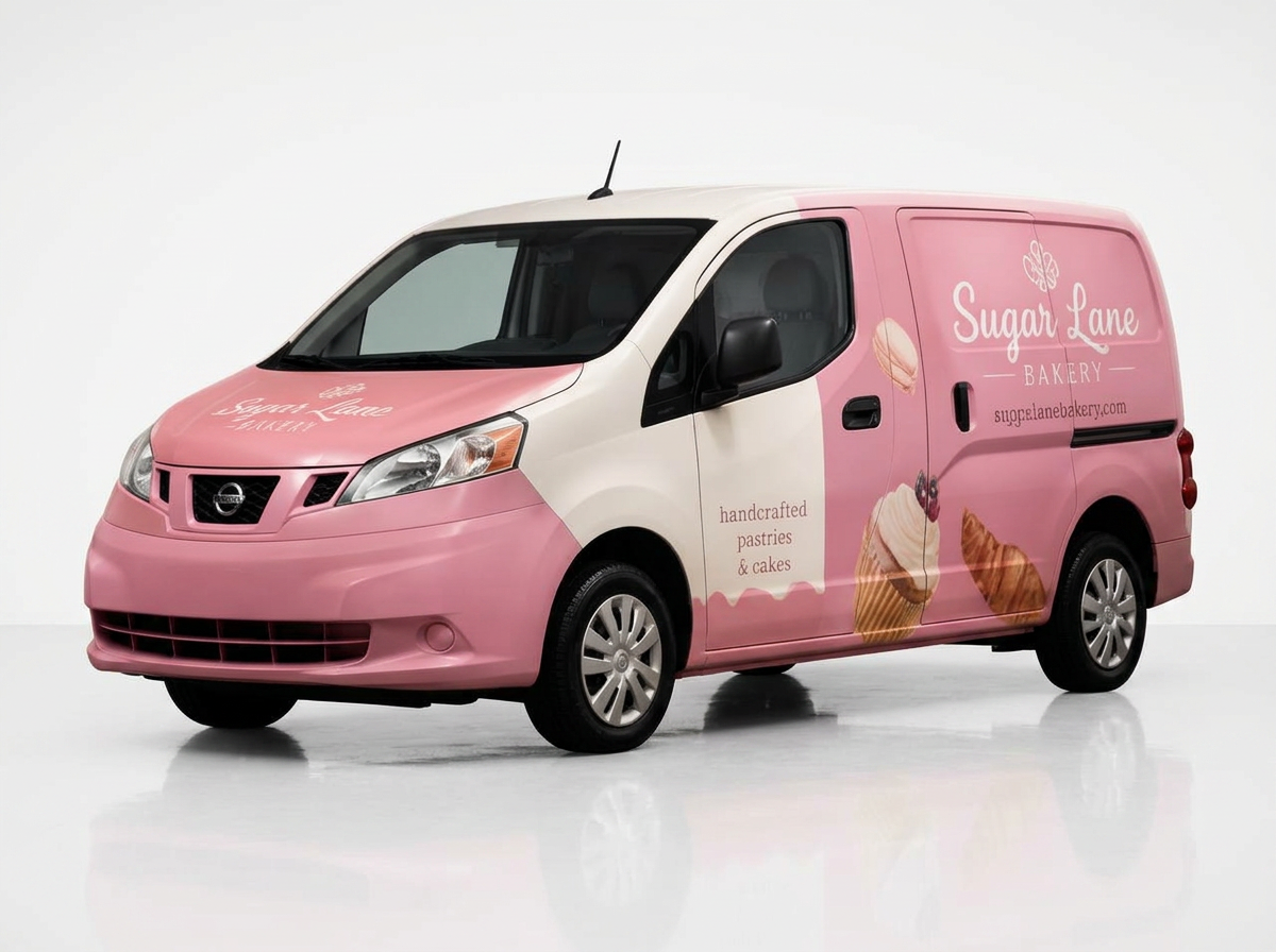 Sugar Lane Bakery — City Van Wrap by Wrap Zone