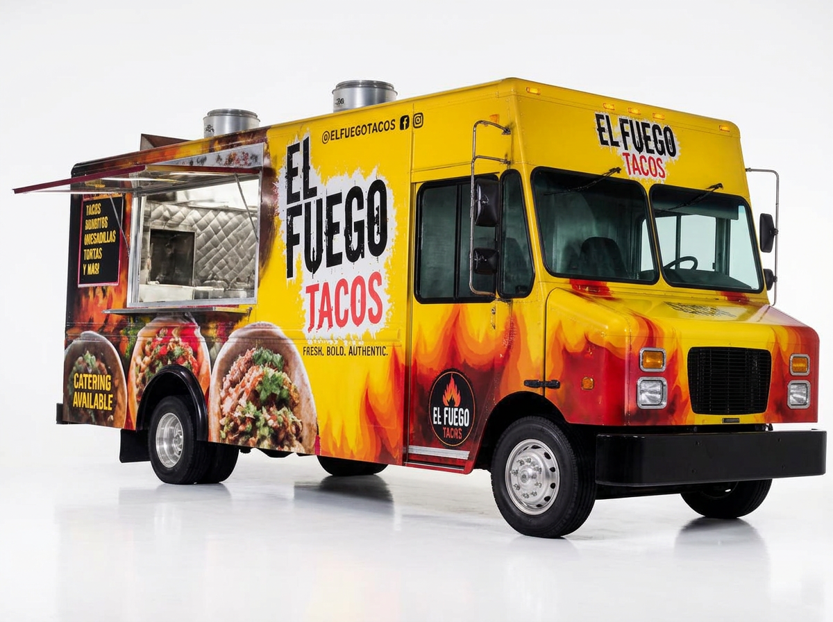 El Fuego Tacos — Food Truck Wrap by Wrap Zone