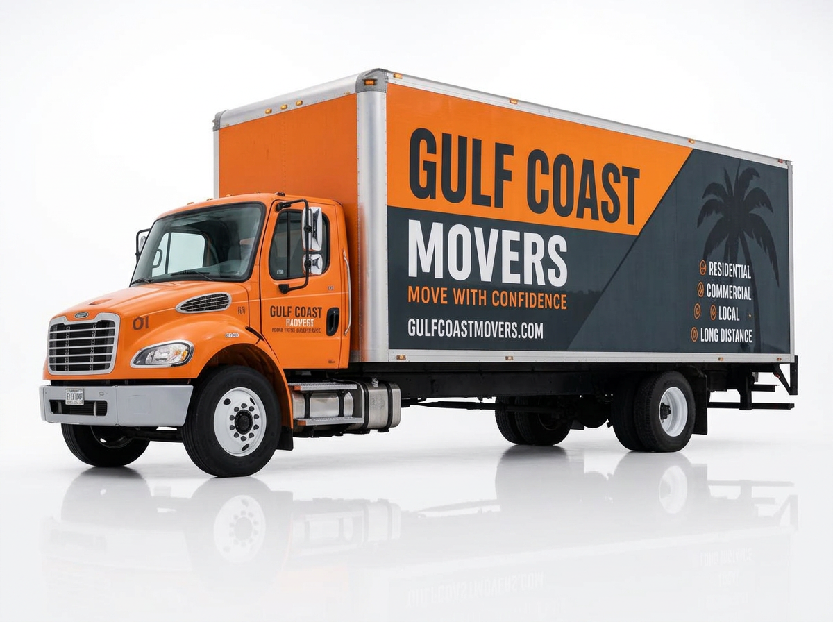 Gulf Coast Movers — 26ft Box Truck by Wrap Zone