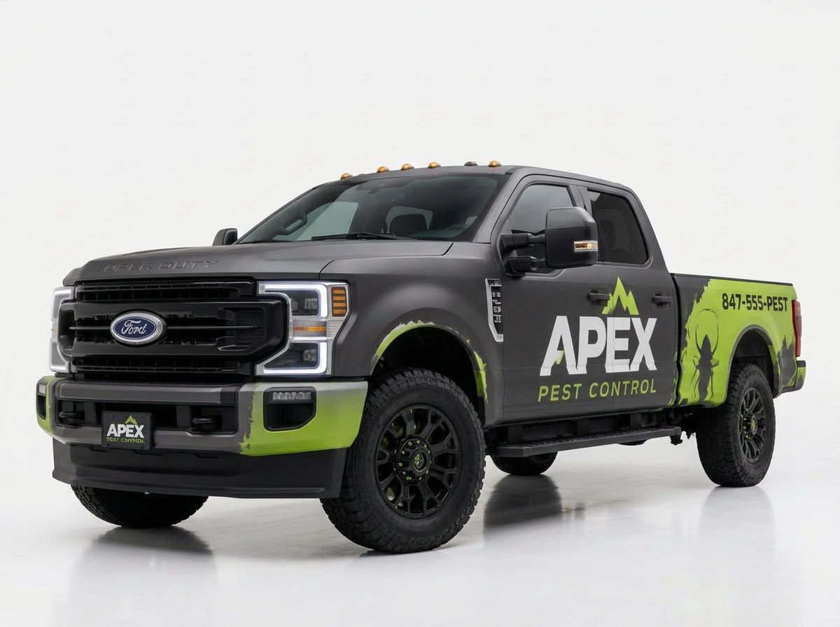 Apex Pest Control — Super Duty Wrap by Wrap Zone